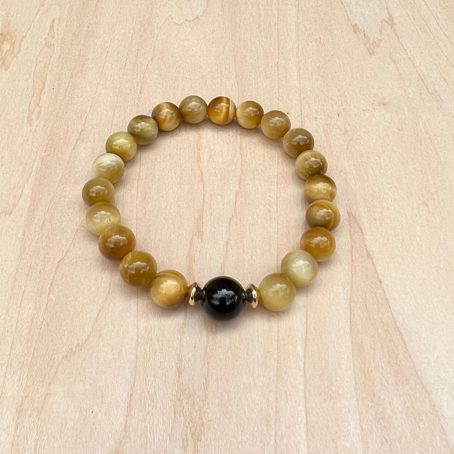 Goldern Tiger Eye Bracelet