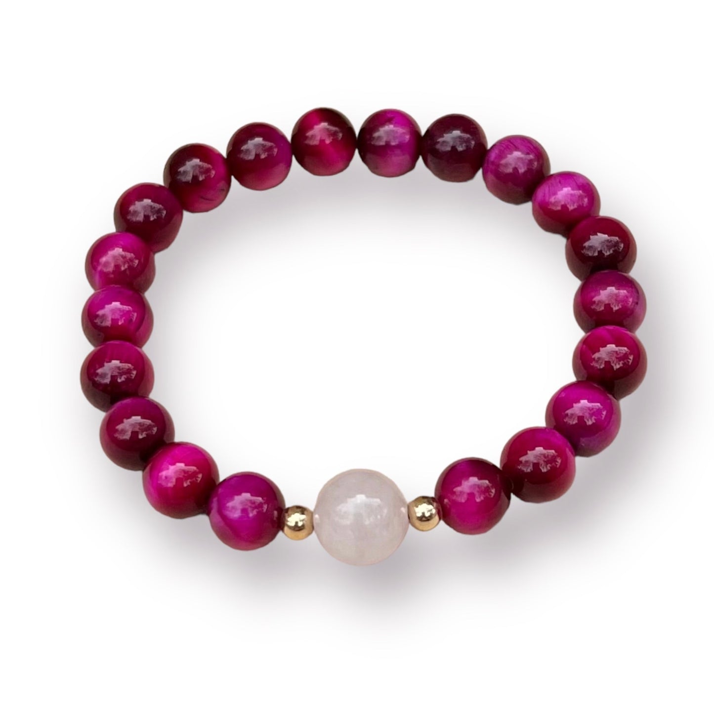 Pink Tiger Eye Bracelet