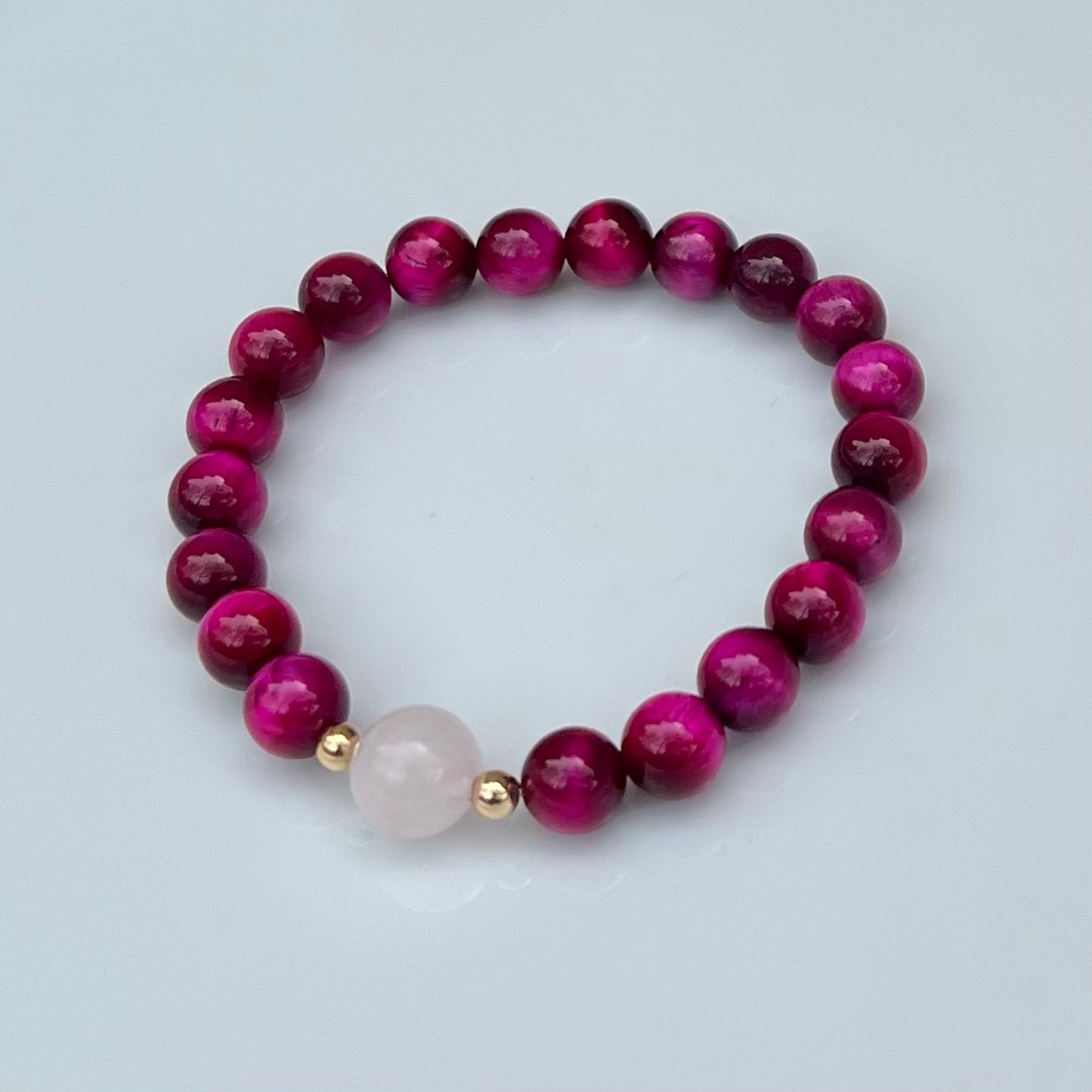 Pink Tiger Eye Bracelet