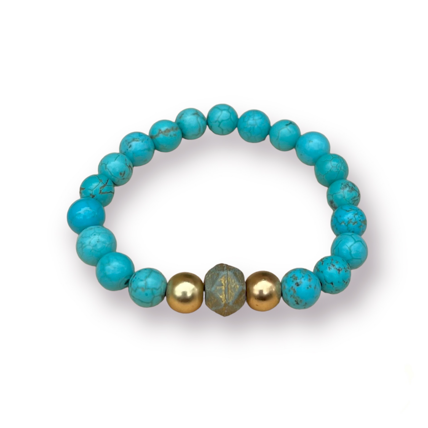 Blue Howlite Bracelet